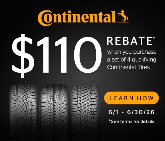 Continental Tire June 26 Rebate