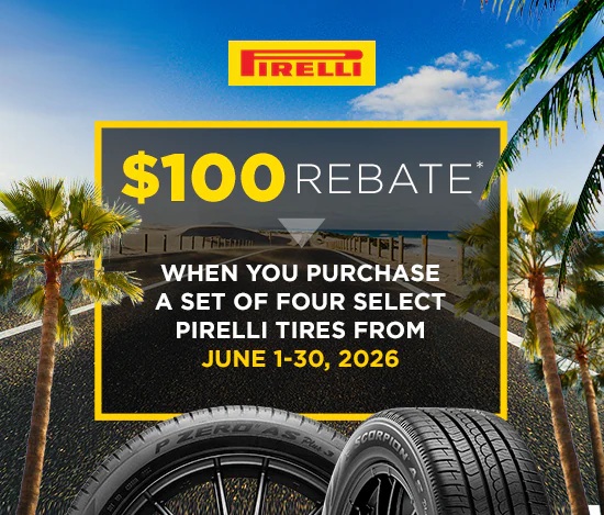 Pirelli Tire June 26 Rebate