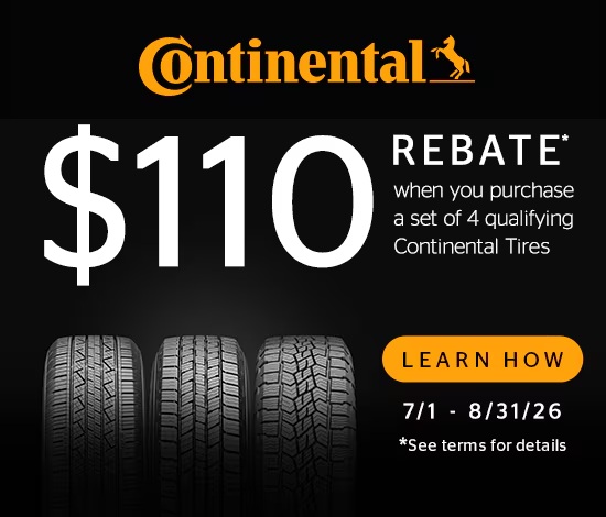Continental Tire June 26 Rebate